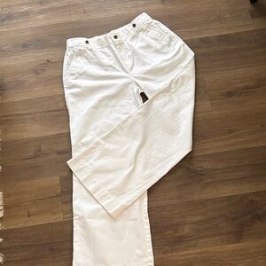 Ralph Lauren White Wide-Leg Flare Jeans